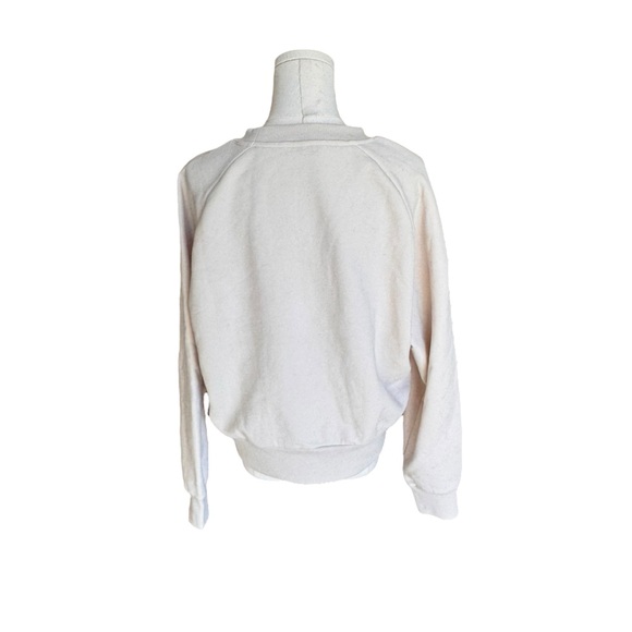 Athleta - NWT Power of She Crew Sweatshirt in Pelican Cream Sz M - Picture 4 of 8